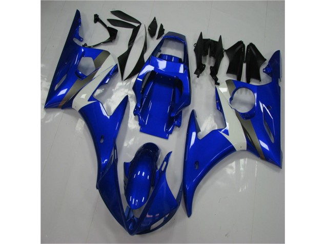 Best 2003-2005 Blue White Yamaha YZF R6 Replacement Fairings Best 2003-2005 Blue White Yamaha YZF R6 Replacement Fairings