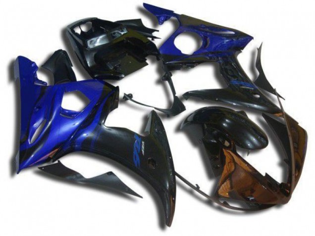 Best 2003-2005 Blue Flame Yamaha YZF R6 Bike Fairing