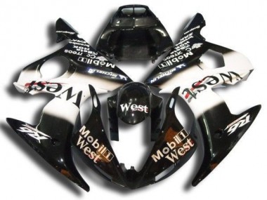 Best 2003-2005 Black Mobil West Yamaha YZF R6 Motorbike Fairing