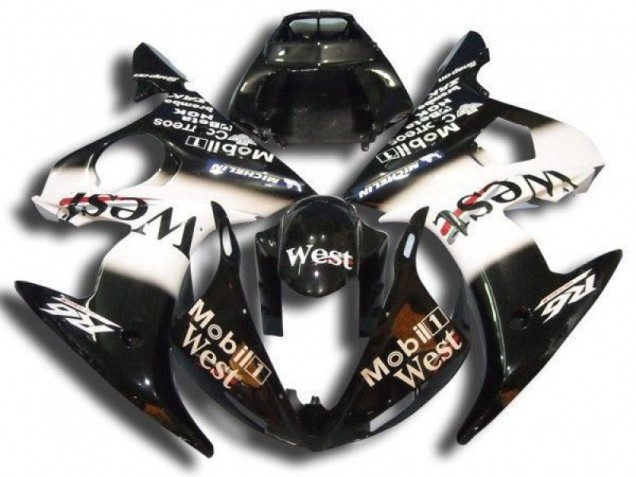 Best 2003-2005 Black Mobil West Yamaha YZF R6 Motorbike Fairing Best 2003-2005 Black Mobil West Yamaha YZF R6 Motorbike Fairing