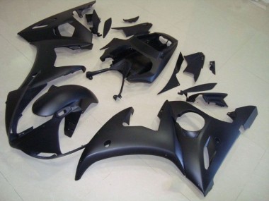 Best 2003-2005 Matte Black Yamaha YZF R6 Moto Fairings