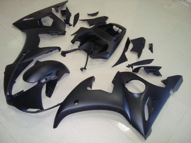 Best 2003-2005 Matte Black Yamaha YZF R6 Motorcycle Bodywork