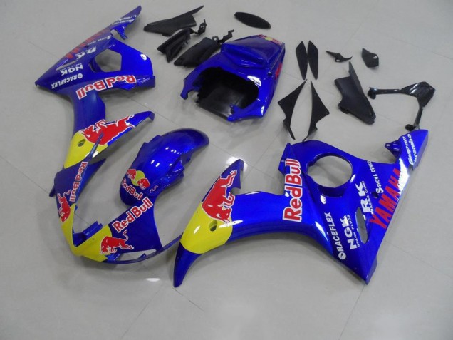 Best 2003-2005 Red Bull Yamaha YZF R6 Motorcycle Replacement Fairings Best 2003-2005 Red Bull Yamaha YZF R6 Motorcycle Replacement Fairings