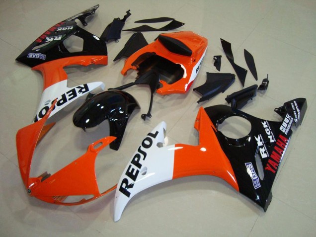 Best 2003-2005 Repsol Yamaha YZF R6 Motorcycle Fairings Kit