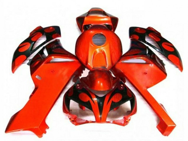 Best 2004-2005 Orange Black Honda CBR1000RR Motorcyle Fairings Best 2004-2005 Orange Black Honda CBR1000RR Motorcyle Fairings