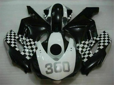 Best 2004-2005 White Black Honda CBR1000RR Replacement Fairings