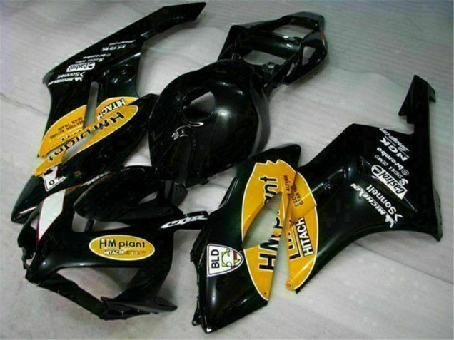 Best 2004-2005 Yellow Black Honda CBR1000RR Motorbike Fairing Best 2004-2005 Yellow Black Honda CBR1000RR Motorbike Fairing