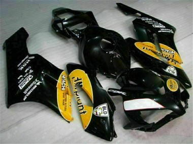 Best 2004-2005 Yellow Black Honda CBR1000RR Motorbike Fairing