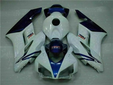 Best 2004-2005 White Blue Honda CBR1000RR Motor Bike Fairings