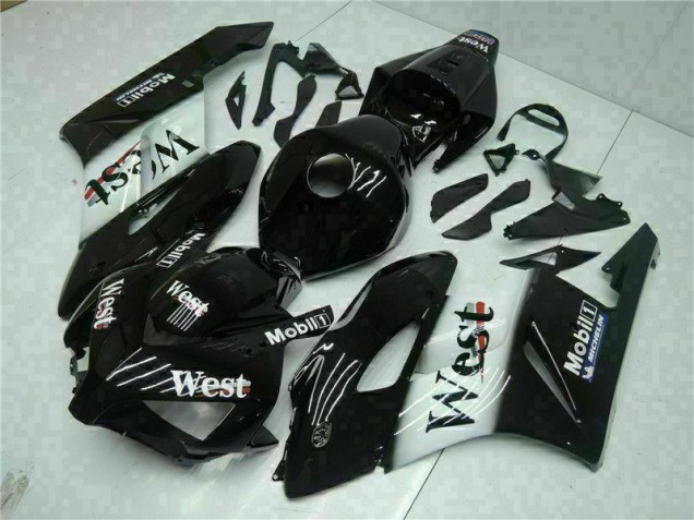Best 2004-2005 Black West Honda CBR1000RR Replacement Motorcycle Fairings