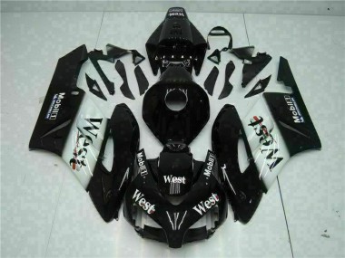 Best 2004-2005 Black West Honda CBR1000RR Replacement Motorcycle Fairings