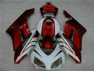 Best 2004-2005 White Red Honda CBR1000RR Bike Fairing Kit