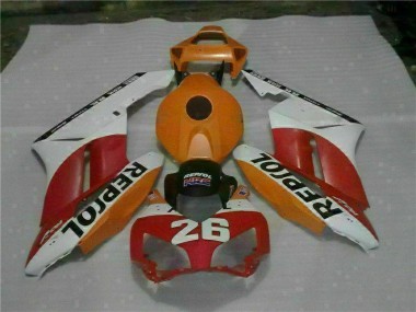 Best 2004-2005 Orange Red Repsol 26 Honda CBR1000RR Motorcycle Bodywork