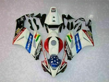 Best 2004-2005 White Red Honda CBR1000RR Motorcycle Replacement Fairings