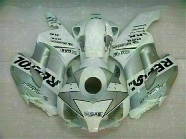 Best 2004-2005 White Silver Repsol Honda CBR1000RR Motorcyle Fairings