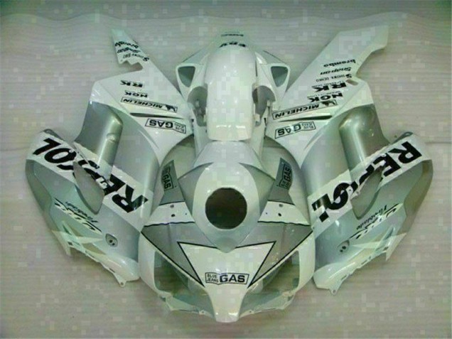Best 2004-2005 White Silver Repsol Honda CBR1000RR Motorcyle Fairings