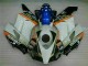 Best 2004-2005 White Blue Honda CBR1000RR Replacement Fairings