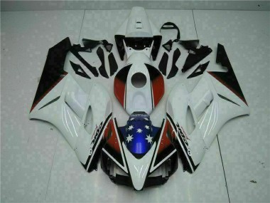 Best 2004-2005 White Black Honda CBR1000RR Motorcycle Fairings Kit
