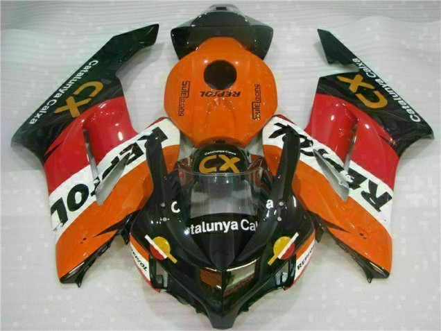 Best 2004-2005 Orange Repsol CX Honda CBR1000RR Replacement Motorcycle Fairings