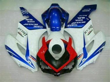 Best 2004-2005 Blue White Honda CBR1000RR Motorcycle Fairings MF1294