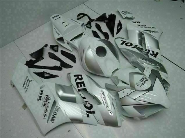 Best 2004-2005 Silver White Repsol Honda CBR1000RR Motorcylce Fairings