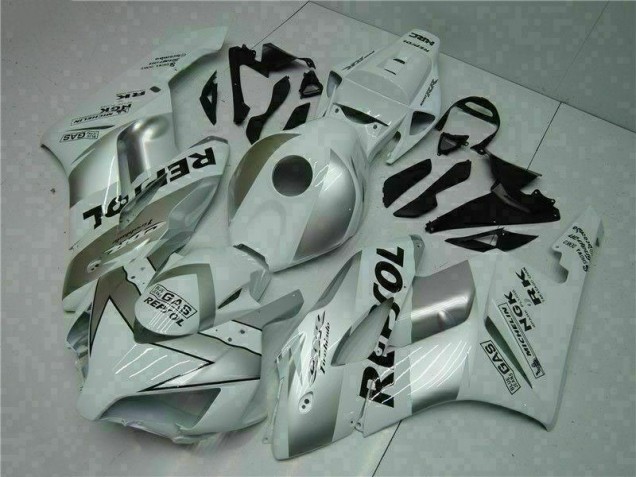 Best 2004-2005 Silver White Repsol Honda CBR1000RR Motorcylce Fairings