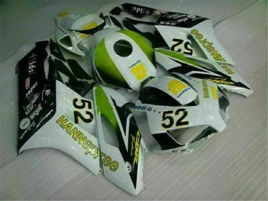 Best 2004-2005 White Green Hannspree 52 Honda CBR1000RR Bike Fairing