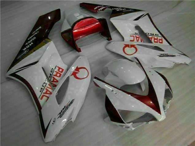 Best 2004-2005 White Red Honda CBR1000RR Moto Fairings Best 2004-2005 White Red Honda CBR1000RR Moto Fairings