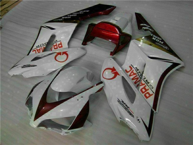 Best 2004-2005 White Red Honda CBR1000RR Moto Fairings Best 2004-2005 White Red Honda CBR1000RR Moto Fairings