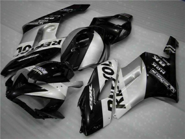 Best 2004-2005 Black Silver Repsol Honda CBR1000RR Motorcycle Fairings Kit