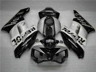 Best 2004-2005 Black Silver Repsol Honda CBR1000RR Motorcycle Fairings Kit
