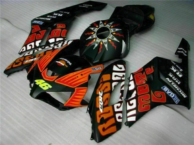 Best 2004-2005 Black Orange Honda CBR1000RR Motorcycle Fairing Kits Best 2004-2005 Black Orange Honda CBR1000RR Motorcycle Fairing Kits