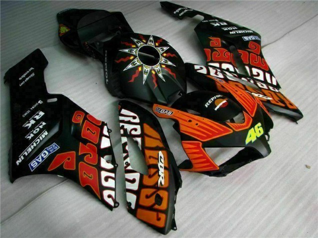 Best 2004-2005 Black Orange Honda CBR1000RR Motorcycle Fairing Kits Best 2004-2005 Black Orange Honda CBR1000RR Motorcycle Fairing Kits
