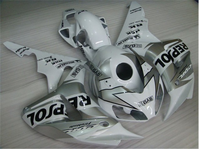 Best 2004-2005 White Silver Black Repsol Honda CBR1000RR Replacement Fairings Best 2004-2005 White Silver Black Repsol Honda CBR1000RR Replacement Fairings
