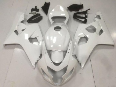 Best 2004-2005 Glossy White Suzuki GSXR 600/750 Moto Fairings