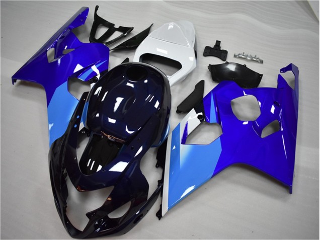 Best 2004-2005 Blue White Suzuki GSXR 600/750 Bike Fairing Kit Best 2004-2005 Blue White Suzuki GSXR 600/750 Bike Fairing Kit