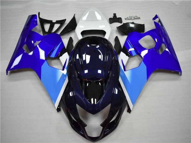 Best 2004-2005 Blue White Suzuki GSXR 600/750 Bike Fairing Kit Best 2004-2005 Blue White Suzuki GSXR 600/750 Bike Fairing Kit