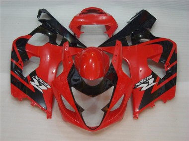 Best 2004-2005 Red Black Suzuki GSXR 600/750 Motor Fairings