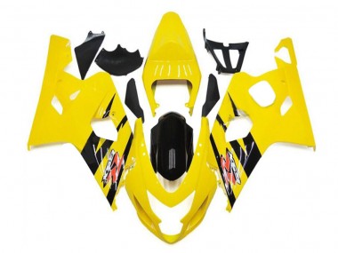 Best 2004-2005 Yellow Black Suzuki GSXR 600/750 Motorbike Fairings