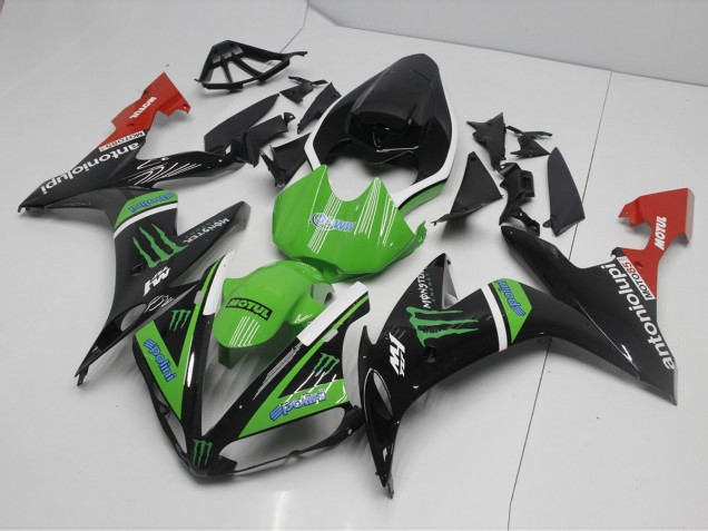 Best 2004-2006 Monster Green Yamaha YZF R1 Motor Fairings