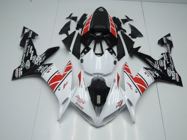 Best 2004-2006 White Black Stickers Yamaha YZF R1 Motorbike Fairing