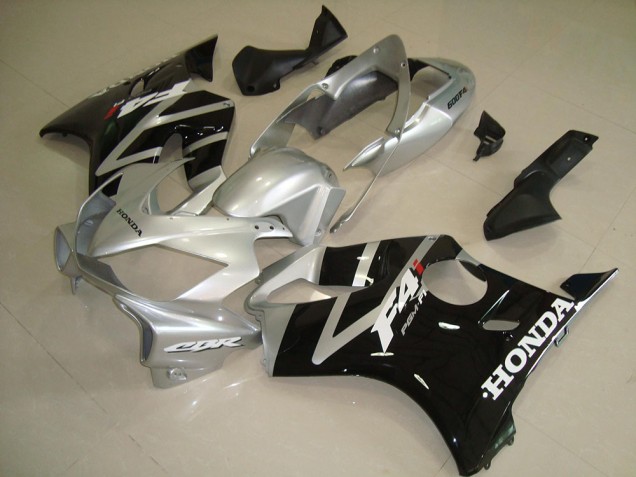 Best 2004-2007 Black Silver Honda CBR600 F4i Motorcycle Fairing Best 2004-2007 Black Silver Honda CBR600 F4i Motorcycle Fairing