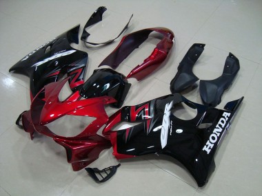 Best 2004-2007 Candy Red Black Honda CBR600 F4i Motorcycle Fairing Kit