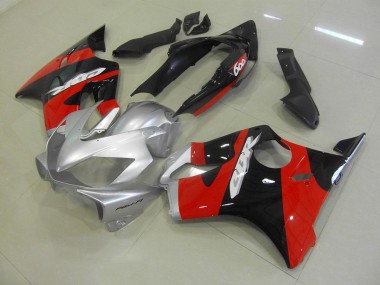 Best 2004-2007 Black Red Silver Honda CBR600 F4i Bike Fairings