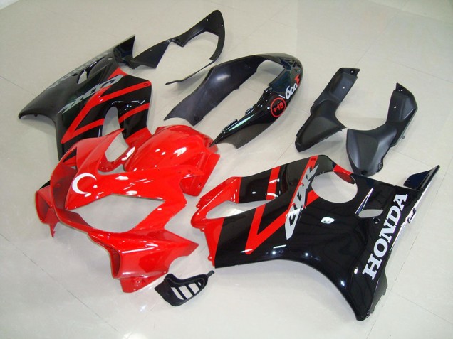 Best 2004-2007 Black Red Honda CBR600 F4i Motor Fairings