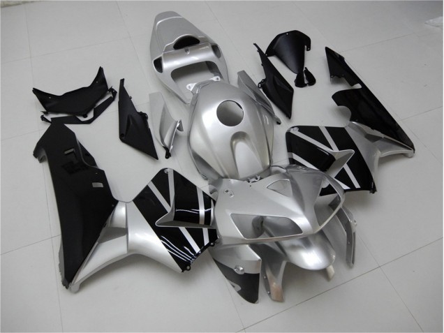 Best 2005-2006 Silver Black Honda CBR600RR Motor Bike Fairings Best 2005-2006 Silver Black Honda CBR600RR Motor Bike Fairings