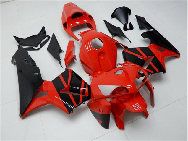 Best 2005-2006 Red Black Honda CBR600RR Motorcycle Fairings Kits Best 2005-2006 Red Black Honda CBR600RR Motorcycle Fairings Kits