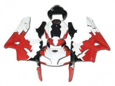Best 2005-2006 Red White Black Honda CBR600RR Motorbike Fairing