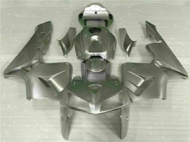 Best 2005-2006 Silver Honda CBR600RR Motorcycle Fairing