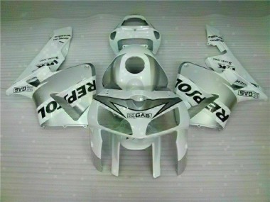 Best 2005-2006 White Repsol Honda CBR600RR Motorbike Fairing Kits